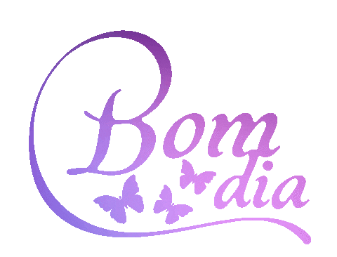 Bom Dia Glitter Sticker
