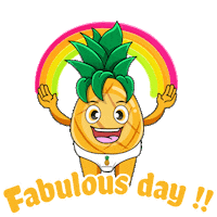 Swim Pineapple Sticker by Swimbyhaikal