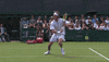 tennis fall over GIF by Wimbledon