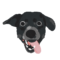 Happy Dog Sticker