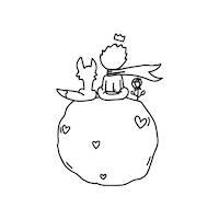 Little Prince Fox Sticker by láskuj