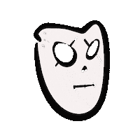 Mask Skull Sticker