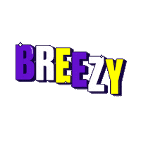 Kieka breezy kieka Sticker