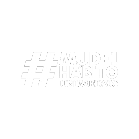 UnimedSJC giphygifmaker mude1habito mude 1 hábito mude1hábito Sticker