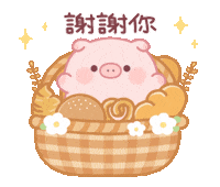 肥嘟嘟豬仔 - 甜點地圖 Sticker