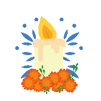 Candle November Sticker by Corportativo de Resevaciones