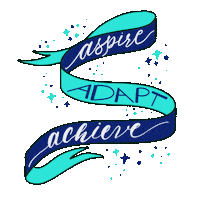 contempoarty stars twinkle ribbon rotaract Sticker