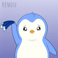 Sad Wave GIF by Pudgy Penguins