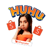 Huhu Pay Later Sticker by Shopee Indonesia