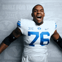 Byu Football Gocougs GIF by BYU Cougars