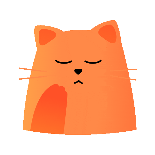 Cat Facepalm Sticker by SUSHIBOX