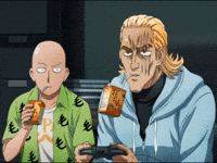 One Punch Man Gamer GIF