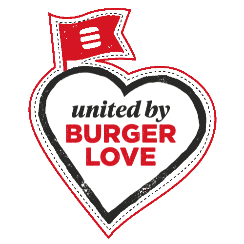 Burgerista Burgerlove Burger Friendship Freundschaft Betterburger Unitedbyburgerlove Love Liebe Sticker by BURGERISTA