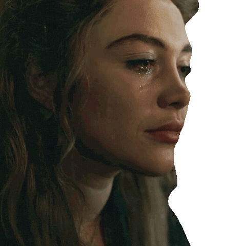 Sad Florence Pugh Sticker by NETFLIX