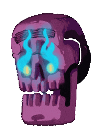 Skull Muerto Sticker