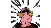 Scared In A Hurry Sticker
