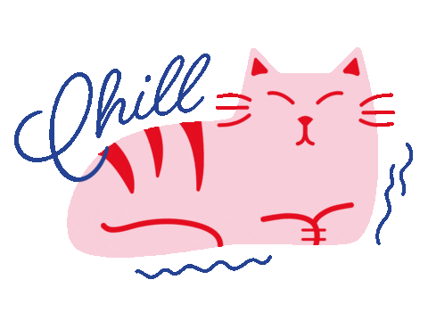 Cat Sleep Sticker by Brennan & Stevens