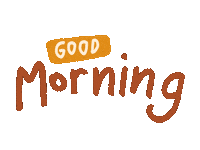 Working Good Morning Sticker