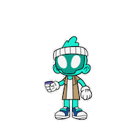 Ghost_Kid love dance fun chill Sticker
