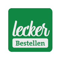 leckerbestellen online tasty lecker deliver Sticker