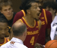 Basketball Hoops GIF by USC Trojans