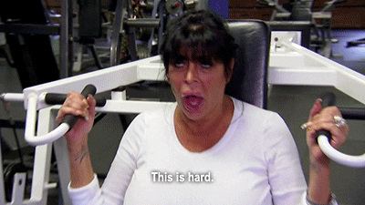 working out big ang GIF by RealityTVGIFs