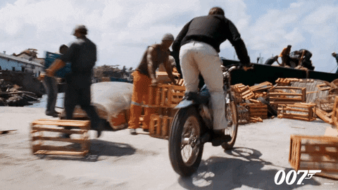 Quantum Of Solace Bike GIF by James Bond 007