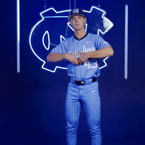 University Of North Carolina Baseball GIF by UNC Tar Heels
