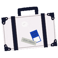 UponArrival vacation trip airplane airport Sticker