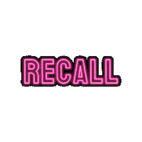 Recall Sticker by KAID
