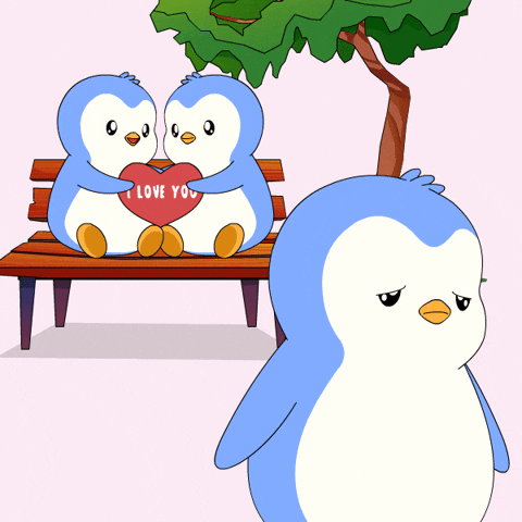 Sad I Love You GIF by Pudgy Penguins