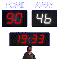 46 Away Sticker