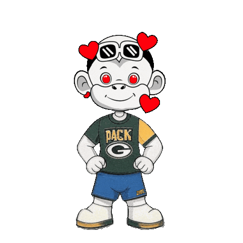 Green Bay Packers Go Pack Go Sticker by Zhot