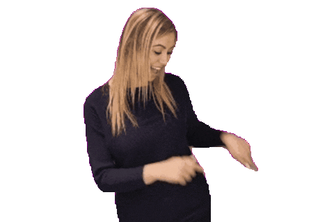 Look Point Sticker by Michael Arthur