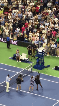 Crowd Cheers for Serena Williams as She's Knocked Out of Final US Open