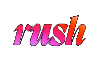 Rush Sticker