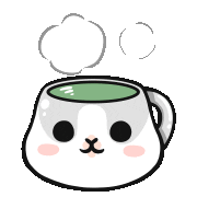 Tea Rabbit Sticker by YUKIJI