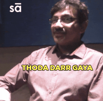Scared Music Producer GIF by Sudeep Audio GIFs