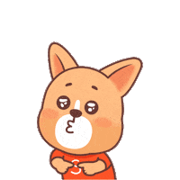 Dog Celebrate Sticker by ShopeeTH