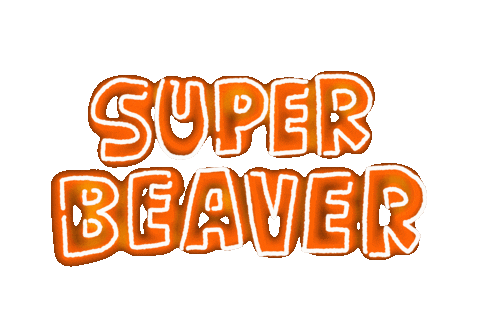 スーパービーバー Sticker