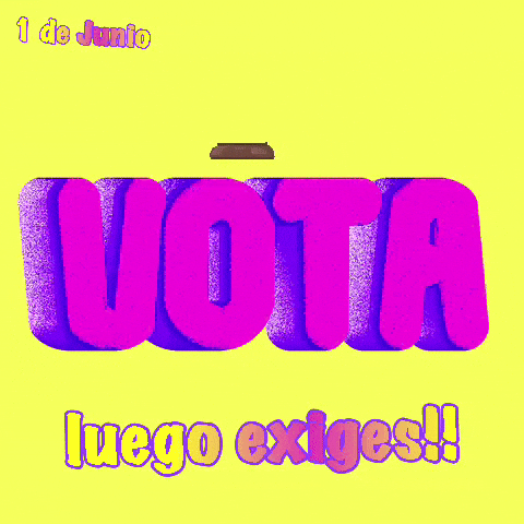 Coolturitas giphyattribution elecciones Vota votar GIF