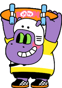Cat Skate Sticker