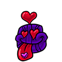 In Love Monks Sticker