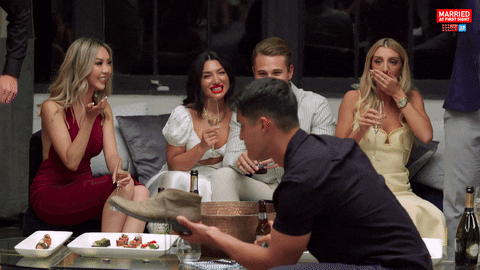 Party Reaction GIF by Married At First Sight