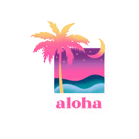 Palm Tree Travel Sticker by Guided by Light Art