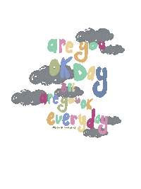 cchloetownsend ok clouds are you ok Sticker