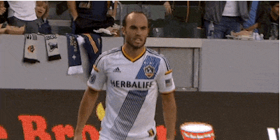 excited landon donovan GIF by LA Galaxy