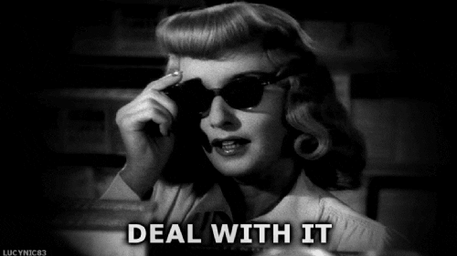Barbara Stanwyck Deal With It GIF