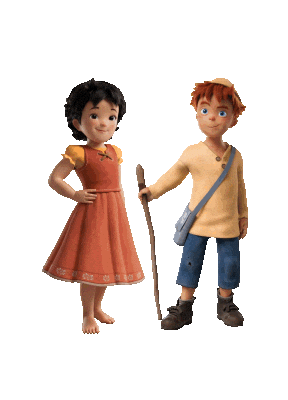 Peter Heidi Sticker by BKM Online