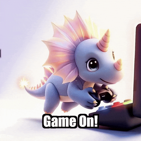 Game On Fun GIF by Divineasaur